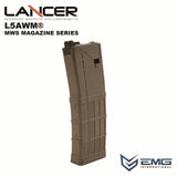 EMG LANCER SYSTEMS ライセンス L5AWM V2 MWS マガジン (OPAQUE シリーズ)