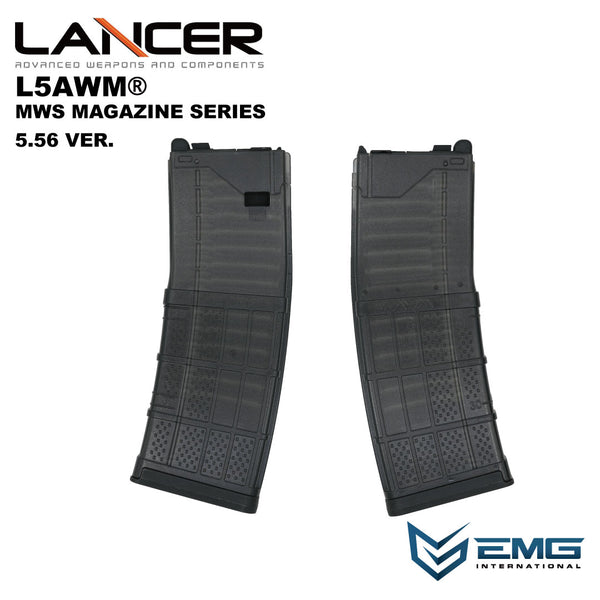 EMG LANCER SYSTEMS 라이센스 L5AWM V2 MWS MAGAZINE (반투명 시리즈)