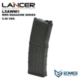 EMG LANCER SYSTEMS LICENSED L5AWM V2 MWS MAGAZINE (Translucent Series)