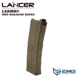 EMG LANCER SYSTEMS LICENSED L5AWM V2 MWS MAGAZINE (OPAQUE Series)