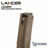 EMG LANCER SYSTEMS ライセンス L5AWM V2 MWS マガジン (OPAQUE シリーズ)