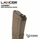 EMG LANCER SYSTEMS 라이센스 L5AWM V2 MWS 매거진(OPAQUE 시리즈)