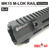 HK416 슈퍼 모듈러 레일 M-LOK - 10.5인치(검정색 또는 DDC)