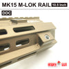 HK416 슈퍼 모듈러 레일 M-LOK - 10.5인치(검정색 또는 DDC)