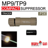 ANGRY GUN MP9/TP9 COMPACT SUPPRESSOR - TRACER VER. (BLACK OR FDE)