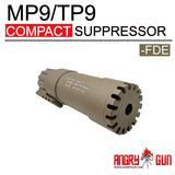 ANGRY GUN MP9/TP9 COMPACT SUPPRESSOR - TRACER VER. (BLACK OR FDE)