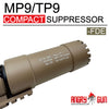 ANGRY GUN MP9/TP9 COMPACT SUPPRESSOR - TRACER VER. (BLACK OR FDE)