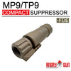 ANGRY GUN MP9/TP9 COMPACT SUPPRESSOR - TRACER VER. (BLACK OR FDE)