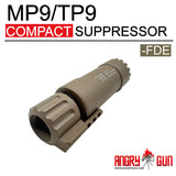 ANGRY GUN MP9/TP9 COMPACT SUPPRESSOR - TRACER VER. (BLACK OR FDE)