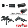 ANGRY GUN MODULAR TRACER SYSTEM with 14mm CCW Adapter