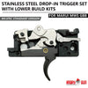 MWS STAINLESS STEEL DROP-IN TRIGGER SET WITH LOWER BUILD KITS