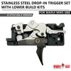 MWS STAINLESS STEEL DROP-IN TRIGGER SET WITH LOWER BUILD KITS