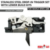 MWS STAINLESS STEEL DROP-IN TRIGGER SET WITH LOWER BUILD KITS