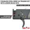 MWS STAINLESS STEEL DROP-IN TRIGGER SET WITH LOWER BUILD KITS