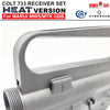 ANGRY GUN COLT 733 CNC RECEIVER SET - HEAT VERSION FOR MARUI TM MWS / MTR GBB ( COLT LICENSED W/ ROLL MARKING PRESS )