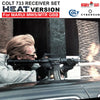 ANGRY GUN COLT 733 CNC RECEIVER SET - HEAT VERSION FOR MARUI TM MWS / MTR GBB ( COLT LICENSED W/ ROLL MARKING PRESS )