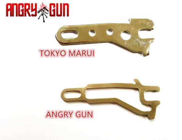 ANGRY GUN スチール製軽量ボルトストッププレート TM MWS M4用